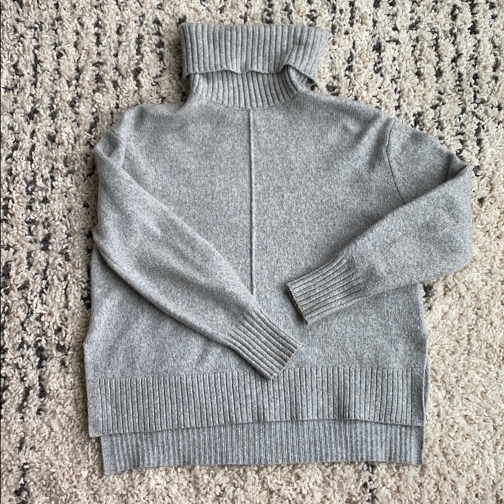 Gray Turtleneck